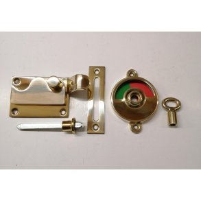 Komplet toiletl�s med n�gle<br> til udadg�ende d�r